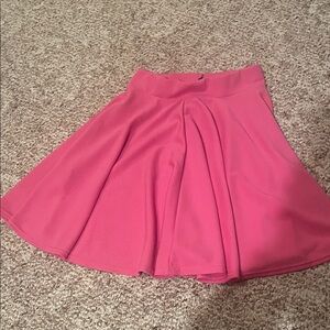 Elegant Pink Midi Skirt